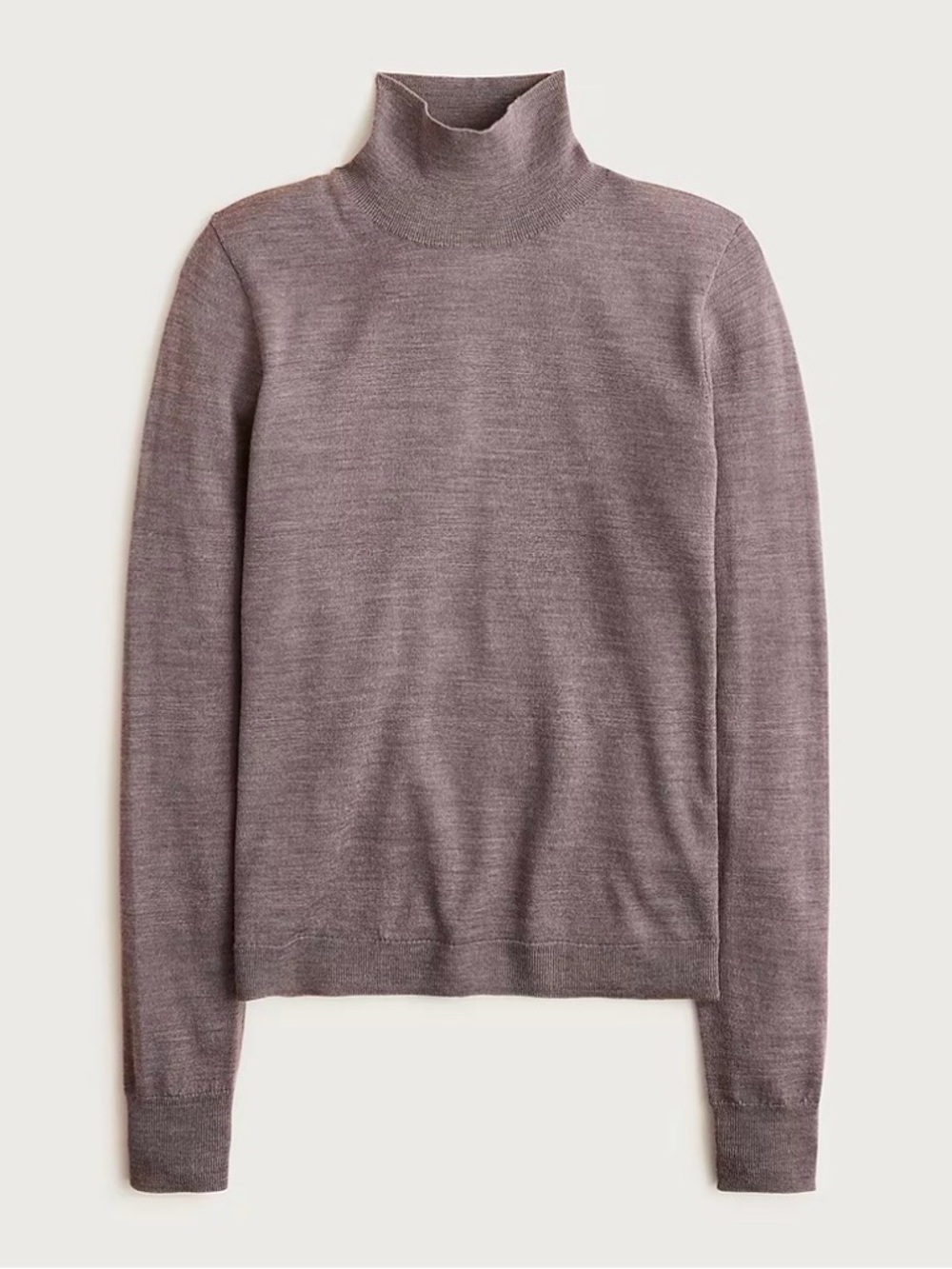 J.Crew NWT Carolyn turtleneck sweater in merino wool M Medium Hthr Carbon